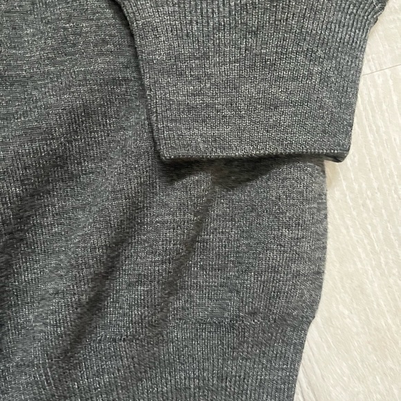 Vintage 80’s retro Men’s thick Lana wool blend ski winter jumper Sweater XL gray - Picture 6 of 14